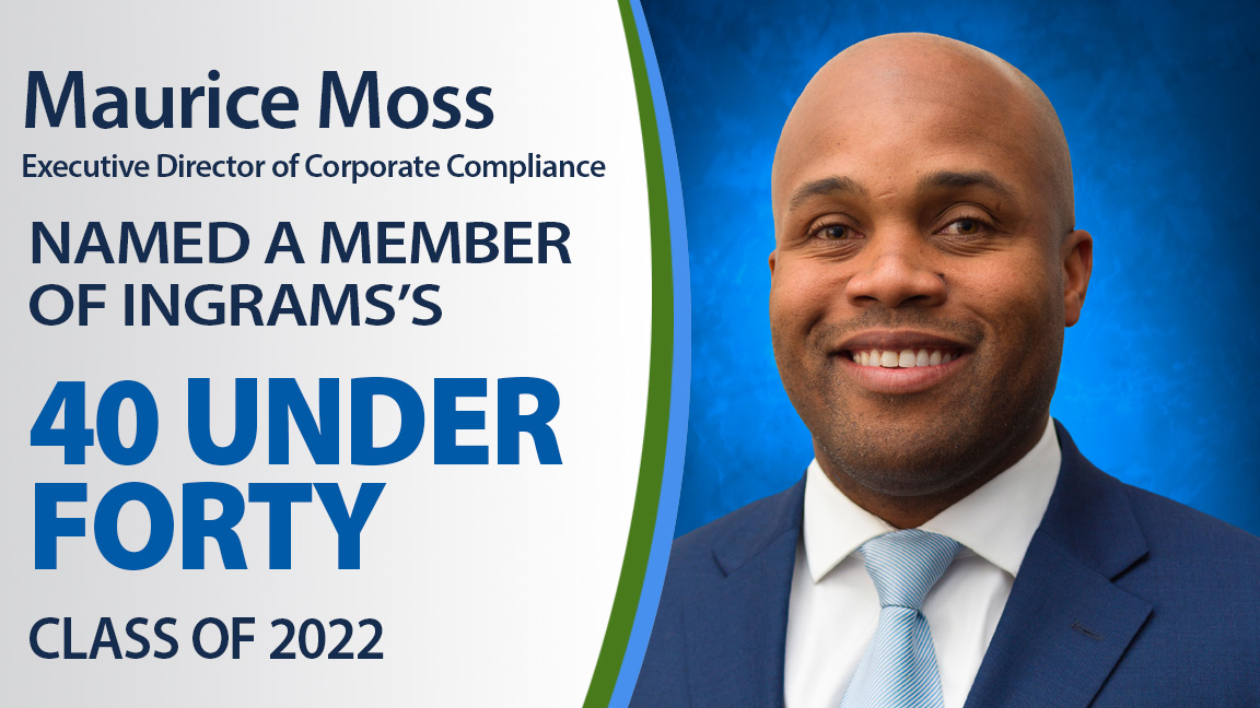 BPU’s Maurice Moss Named a “40 Under Forty” Honoree