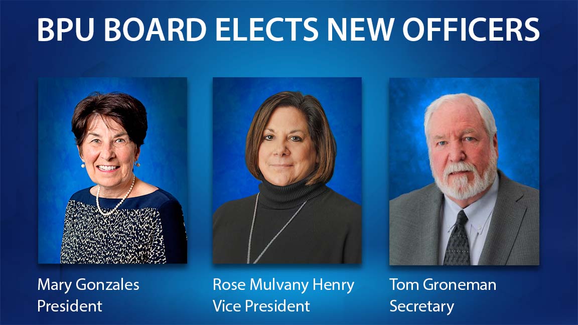 BPU Board Elects New Officers