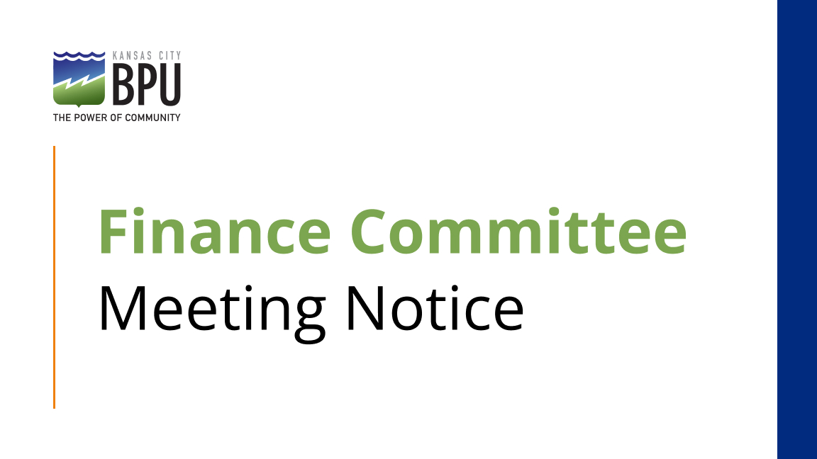 July 29th - Finance Committee Meeting Notice